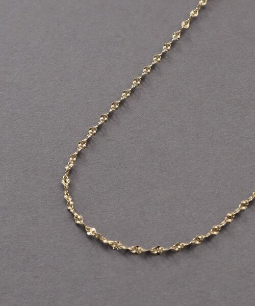COCOSHNIK / ココシュニック ネックレス・ペンダント・チョーカー | K10スキニーネックレス モーグルチェーン | 詳細2