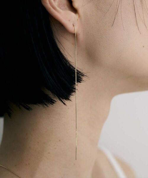 COCOSHNIK / ココシュニック ピアス・イヤリング | K10チェーンピアス ベネチアン | 詳細10