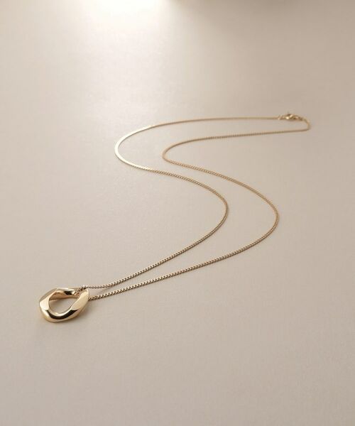 COCOSHNIK/ココシュニック K10キヘイモチーフ ネックレス イエローゴールド(100) 48 COCOSHNIK/ココシュニック K10キヘイモチーフ ネックレス イエローゴールド(100) 48