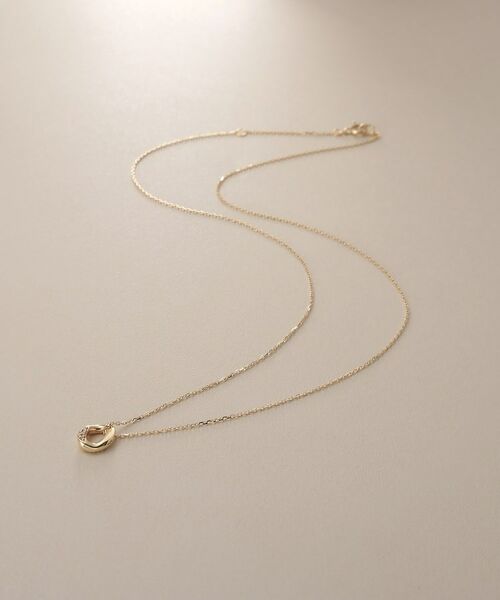 COCOSHNIK / ココシュニック ネックレス・ペンダント・チョーカー | K10ダイヤモンド キヘイモチーフ ネックレス | 詳細1