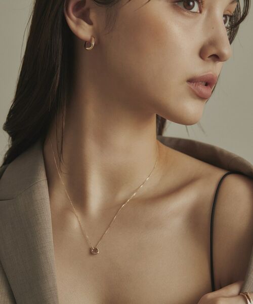 COCOSHNIK / ココシュニック ネックレス・ペンダント・チョーカー | K10ダイヤモンド キヘイモチーフ ネックレス | 詳細10