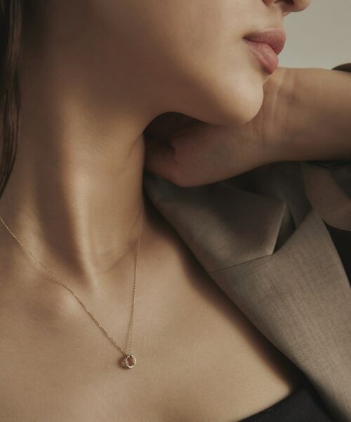 COCOSHNIK / ココシュニック ネックレス・ペンダント・チョーカー | K10ダイヤモンド キヘイモチーフ ネックレス | 詳細11