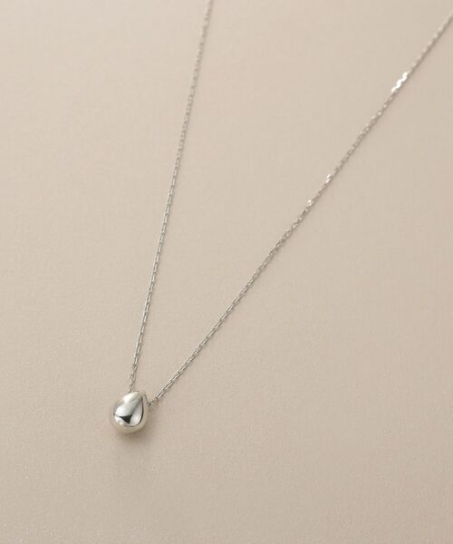 COCOSHNIK / ココシュニック ネックレス・ペンダント・チョーカー | プラチナ中空ペアシェイプ ネックレス | 詳細2