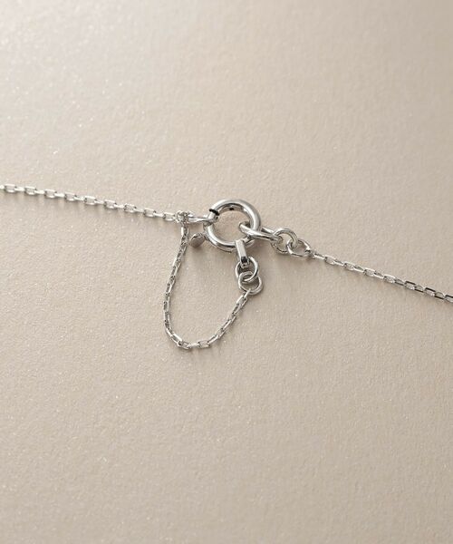 COCOSHNIK / ココシュニック ネックレス・ペンダント・チョーカー | プラチナ中空ペアシェイプ ネックレス | 詳細4