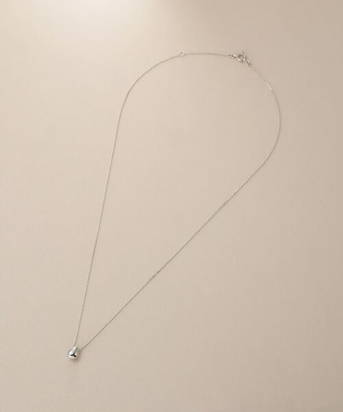 COCOSHNIK / ココシュニック ネックレス・ペンダント・チョーカー | プラチナ中空ペアシェイプ ネックレス | 詳細5