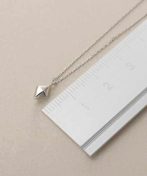 COCOSHNIK / ココシュニック ネックレス・ペンダント・チョーカー | プラチナ中空ダイヤモンドシェイプ ネックレス | 詳細6