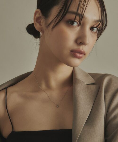 COCOSHNIK / ココシュニック ネックレス・ペンダント・チョーカー | プラチナ中空ダイヤモンドシェイプ ネックレス | 詳細9