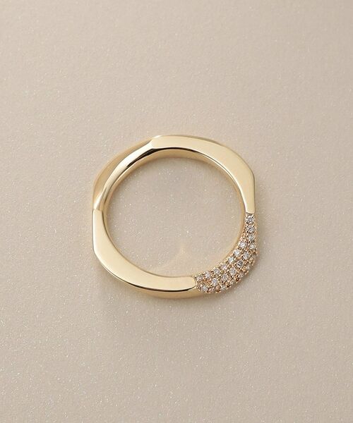COCOSHNIK / ココシュニック リング | K10ダイヤモンド キヘイモチーフ リング | 詳細3