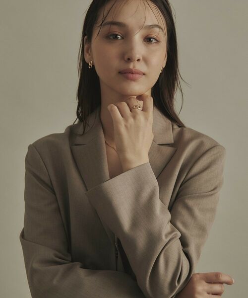 COCOSHNIK / ココシュニック リング | K10キヘイモチーフダブルチェーン リング大 | 詳細6