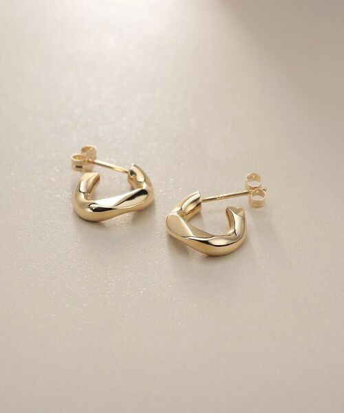 COCOSHNIK/ココシュニック K10キヘイモチーフ スタッドピアス イエローゴールド(100) 00 COCOSHNIK/ココシュニック K10キヘイモチーフ スタッドピアス イエローゴールド(100) 00