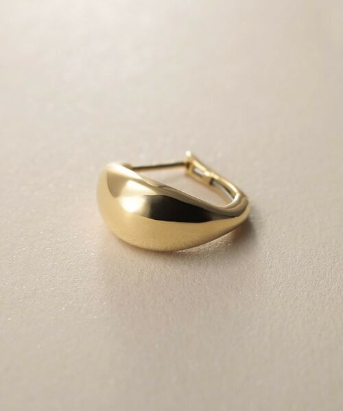 COCOSHNIK / ココシュニック ピアス・イヤリング | K18ペアシェイプ ワンタッチピアス大 | 詳細2