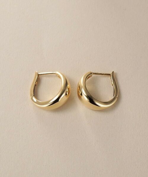 COCOSHNIK / ココシュニック ピアス・イヤリング | K18ペアシェイプ ワンタッチピアス大 | 詳細3
