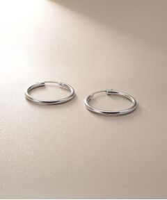 COCOSHNIK / ココシュニック ピアス・イヤリング | プラチナ中空丸線 フープピアス大