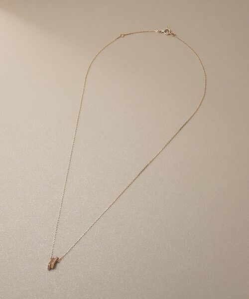COCOSHNIK / ココシュニック ネックレス・ペンダント・チョーカー | K10ダイヤモンド トライアングルシェイプ ネックレス | 詳細6