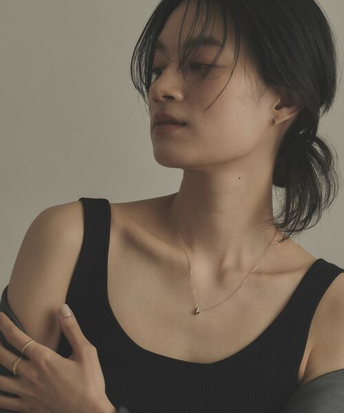 COCOSHNIK / ココシュニック ネックレス・ペンダント・チョーカー | K10ダイヤモンド トライアングルシェイプ ネックレス | 詳細9