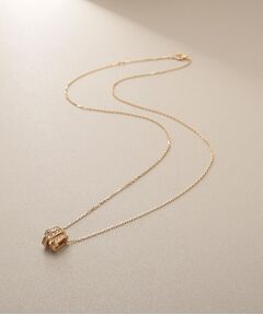 COCOSHNIK 10kネックレス　ハート K10つぶしハートモチーフ ネックレス（2001713243