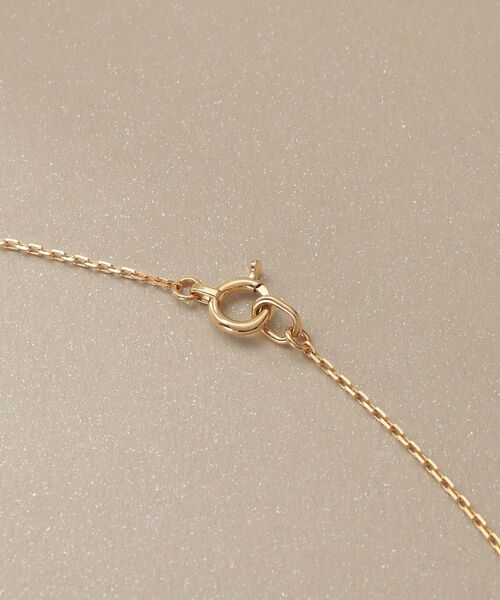 COCOSHNIK / ココシュニック ネックレス・ペンダント・チョーカー | K18ダイヤモンド ケーブルチェーンモチーフ ネックレス小 | 詳細3