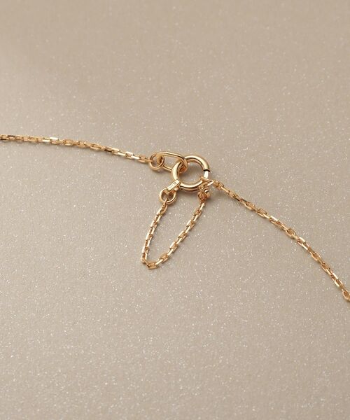 COCOSHNIK / ココシュニック ネックレス・ペンダント・チョーカー | K18ダイヤモンド ケーブルチェーンモチーフ ネックレス小 | 詳細4