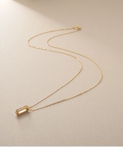 COCOSHNIK / ココシュニック ネックレス・ペンダント・チョーカー | K18ダイヤモンド ケーブルチェーンモチーフ ネックレス中