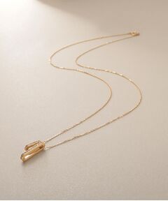 COCOSHNIK / ココシュニック ネックレス・ペンダント・チョーカー | K18ダイヤモンド ケーブルチェーンモチーフ ネックレス大