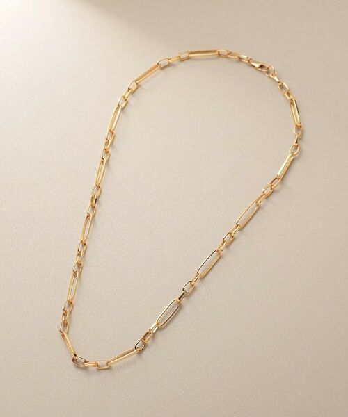COCOSHNIK / ココシュニック ネックレス・ペンダント・チョーカー | K18ケーブルチェーン3・1フィガロ ネックレス | 詳細4
