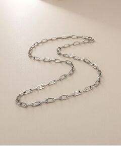 COCOSHNIK / ココシュニック ネックレス・ペンダント・チョーカー | プラチナ中空プリムケーブルチェーンL ネックレス（43cm）