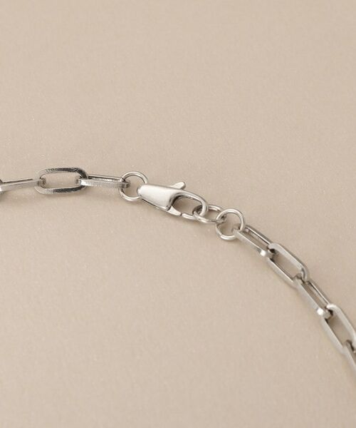 COCOSHNIK / ココシュニック ネックレス・ペンダント・チョーカー | プラチナ中空プリムケーブルチェーンL ネックレス（43cm） | 詳細3