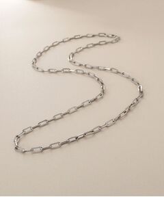 COCOSHNIK / ココシュニック ネックレス・ペンダント・チョーカー | プラチナ中空プリムケーブルチェーンL ネックレス（55cm）