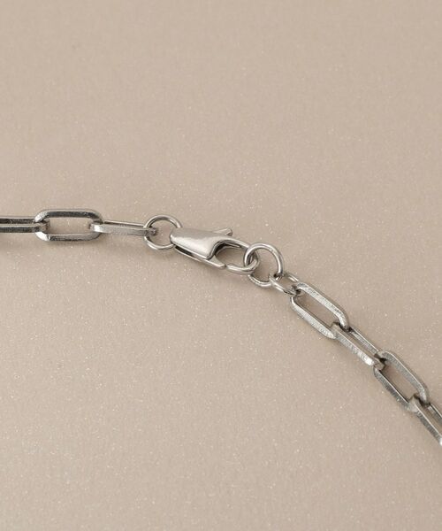 COCOSHNIK / ココシュニック ネックレス・ペンダント・チョーカー | プラチナ中空プリムケーブルチェーンL ネックレス（55cm） | 詳細3