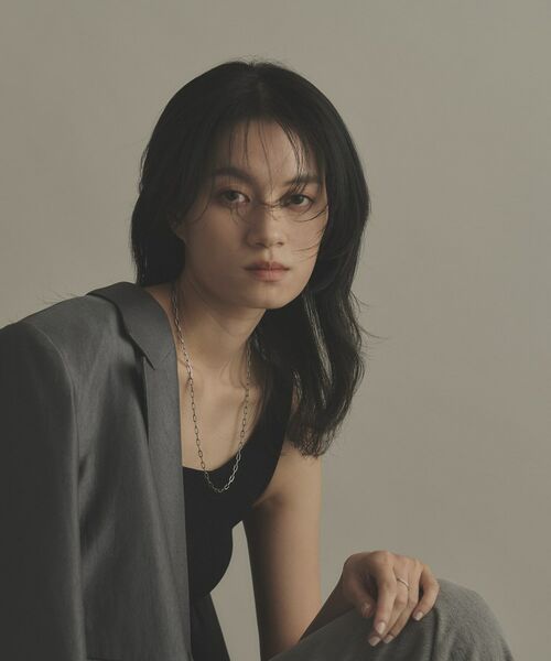 COCOSHNIK / ココシュニック ネックレス・ペンダント・チョーカー | プラチナ中空プリムケーブルチェーンL ネックレス（55cm） | 詳細6