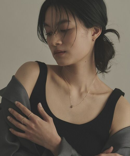 COCOSHNIK / ココシュニック ピアス・イヤリング | K10ダイヤモンド トライアングルシェイプ スタッドピアス | 詳細7