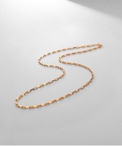 シルバー デザインチェーン ボックスネックレスM（55cm） GP