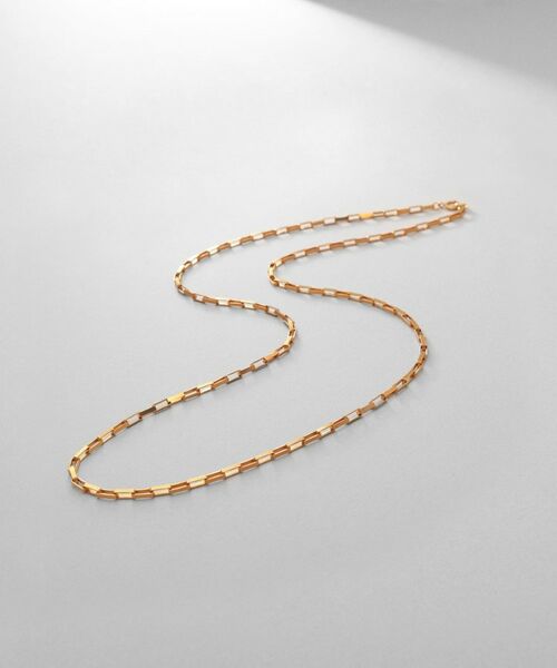 COCOSHNIK / ココシュニック ネックレス・ペンダント・チョーカー | シルバー デザインチェーン ボックスネックレスM（55cm） GP | 詳細1