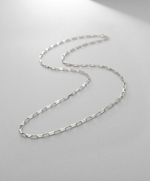 COCOSHNIK/ココシュニック シルバー デザインチェーン ボックスネックレスM(55cm) シルバー(600) 55 COCOSHNIK/ココシュニック シルバー デザインチェーン ボックスネックレスM(55cm) シルバー(600) 55