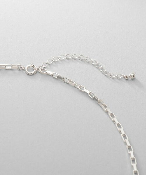 COCOSHNIK / ココシュニック ネックレス・ペンダント・チョーカー | シルバー デザインチェーン ボックスネックレスS（38cm） | 詳細3