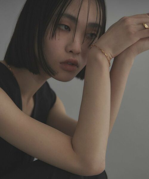 COCOSHNIK / ココシュニック ブレスレット・バングル | シルバー デザインチェーン ボックスブレスレットM GP | 詳細7