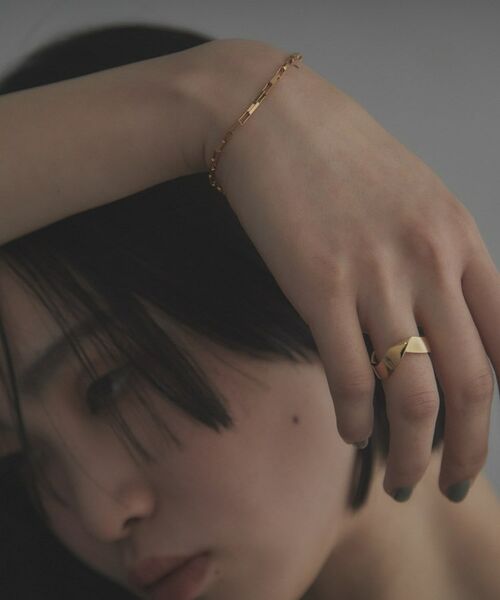 COCOSHNIK / ココシュニック ブレスレット・バングル | シルバー デザインチェーン ボックスブレスレットM GP | 詳細8