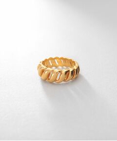 COCOSHNIK / ココシュニック リング | シルバー クロワッサンリング GP