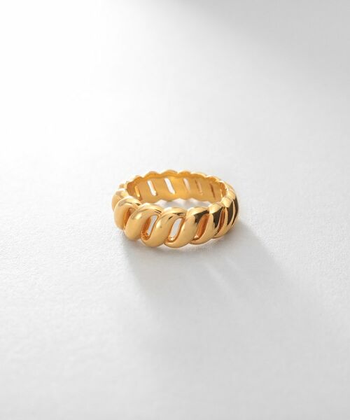 COCOSHNIK / ココシュニック リング | シルバー クロワッサンリング GP | 詳細1