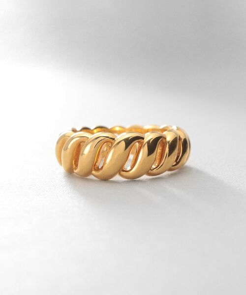 COCOSHNIK / ココシュニック リング | シルバー クロワッサンリング GP | 詳細2