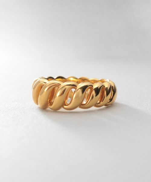 COCOSHNIK / ココシュニック リング | シルバー クロワッサンリング GP | 詳細3