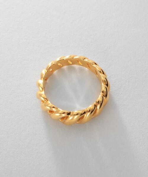 COCOSHNIK / ココシュニック リング | シルバー クロワッサンリング GP | 詳細4