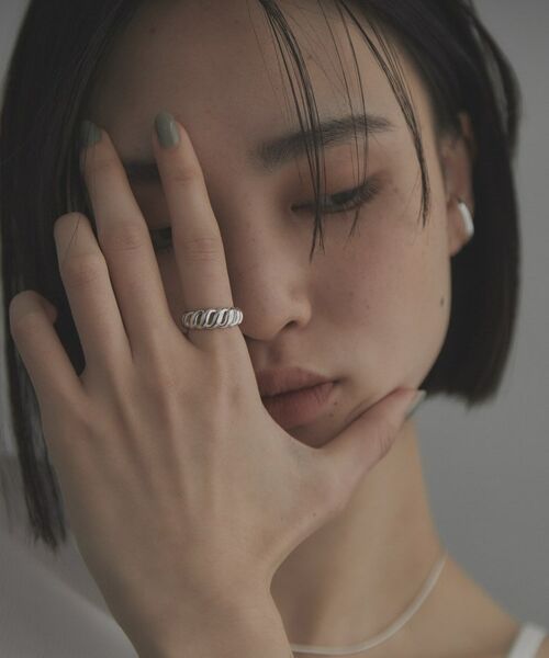 COCOSHNIK / ココシュニック リング | シルバー クロワッサンリング | 詳細8