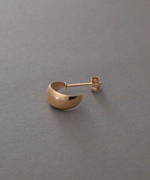 COCOSHNIK / ココシュニック ピアス・イヤリング | K10ドームフープピアス | 詳細3