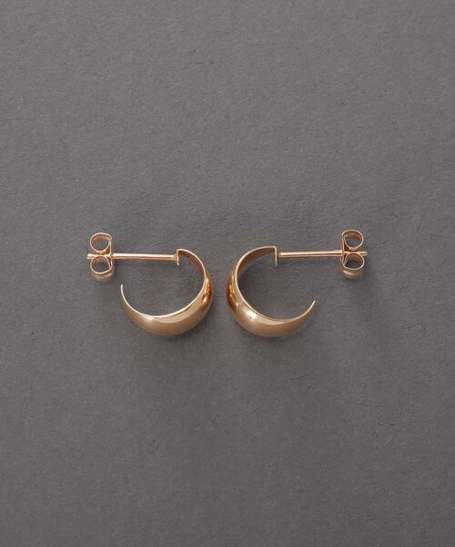 COCOSHNIK / ココシュニック ピアス・イヤリング | K10ドームフープピアス | 詳細4
