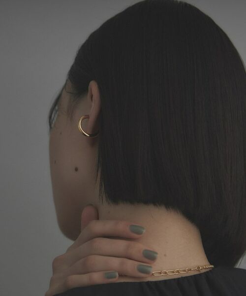 COCOSHNIK / ココシュニック ピアス・イヤリング | シルバー ラウンドイヤーカフ GP | 詳細8