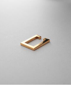 COCOSHNIK / ココシュニック ピアス・イヤリング | シルバー レクタングルイヤーカフ GP