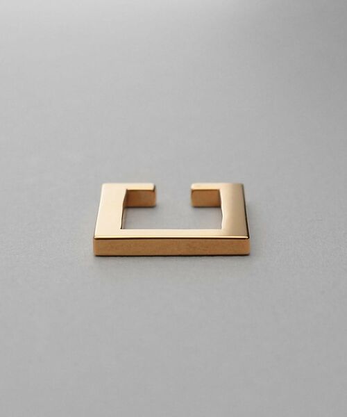 COCOSHNIK / ココシュニック ピアス・イヤリング | シルバー レクタングルイヤーカフ GP | 詳細2