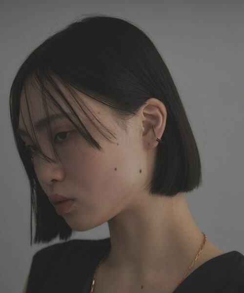 COCOSHNIK / ココシュニック ピアス・イヤリング | シルバー レクタングルイヤーカフ GP | 詳細6