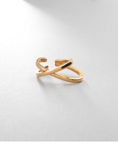 COCOSHNIK / ココシュニック ピアス・イヤリング | シルバー アシンメクロスイヤーカフ GP